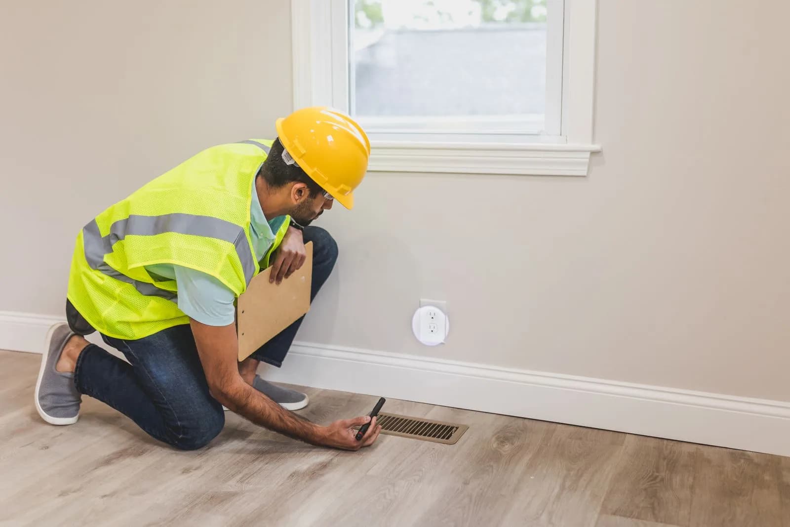 Pest worker treating property — Pest Control Companies marketing by TML Agency