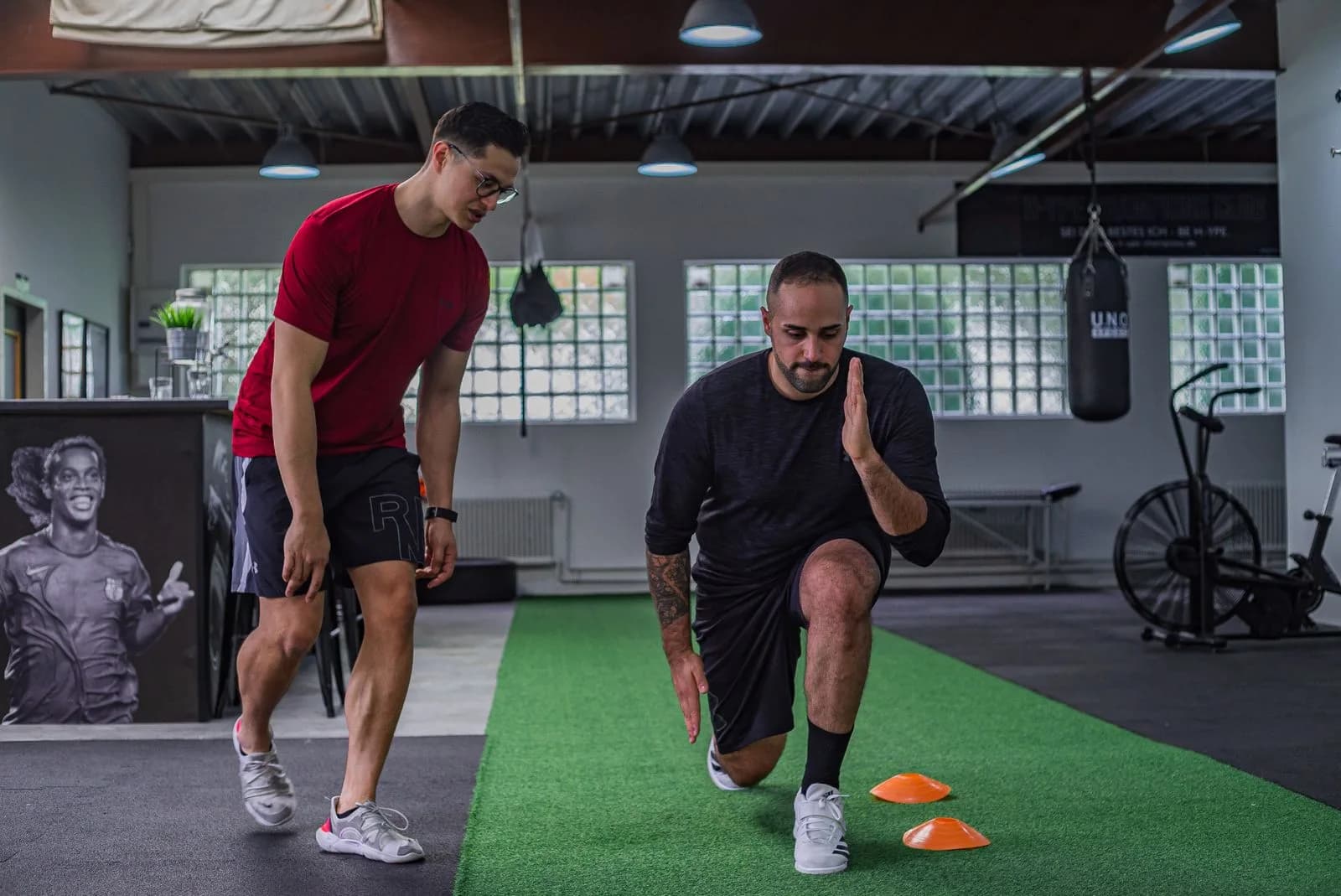 Trainer coaching client — Fitness & Wellness marketing by TML Agency