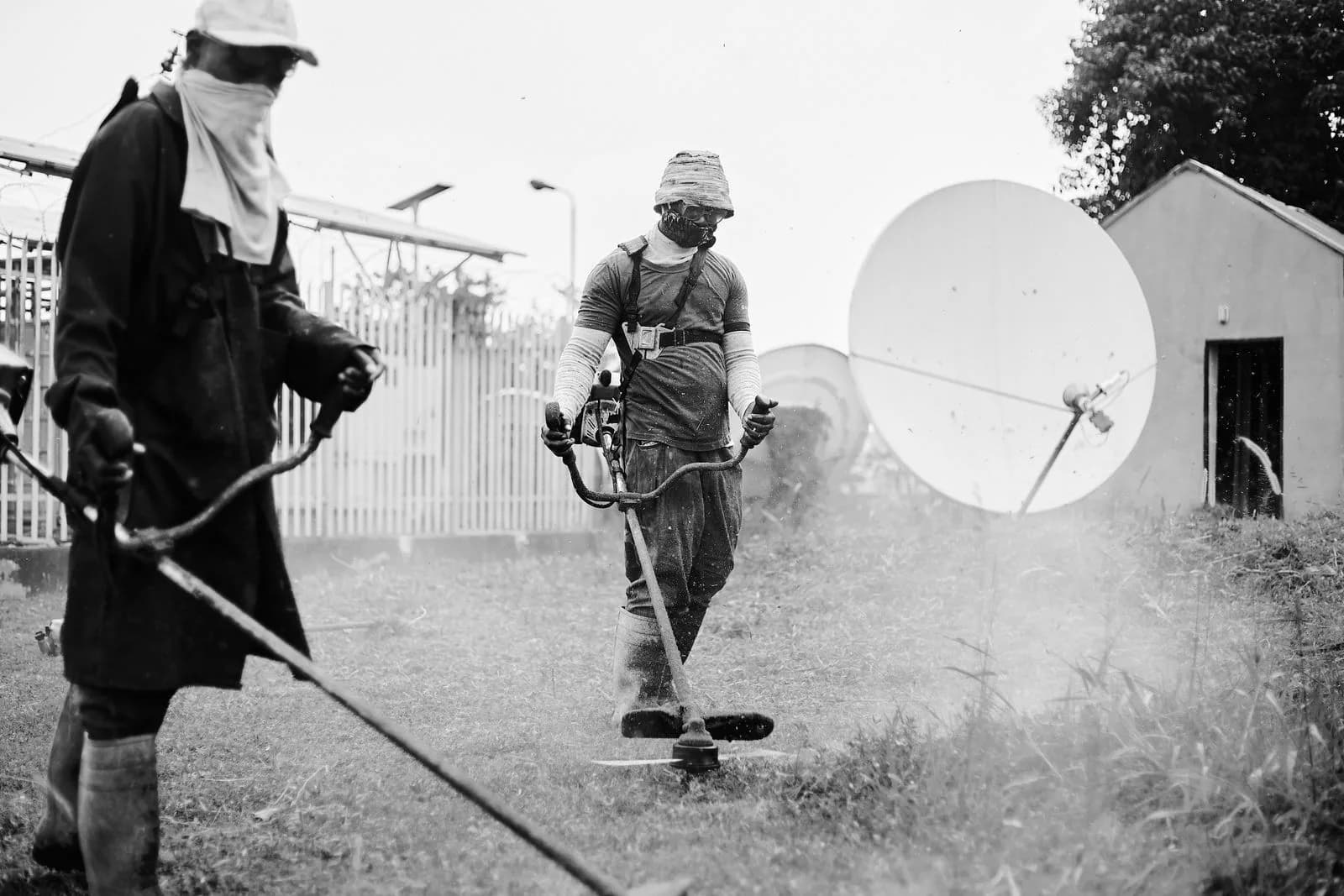 Landscaping crew mowing — Landscaping Companies marketing by TML Agency