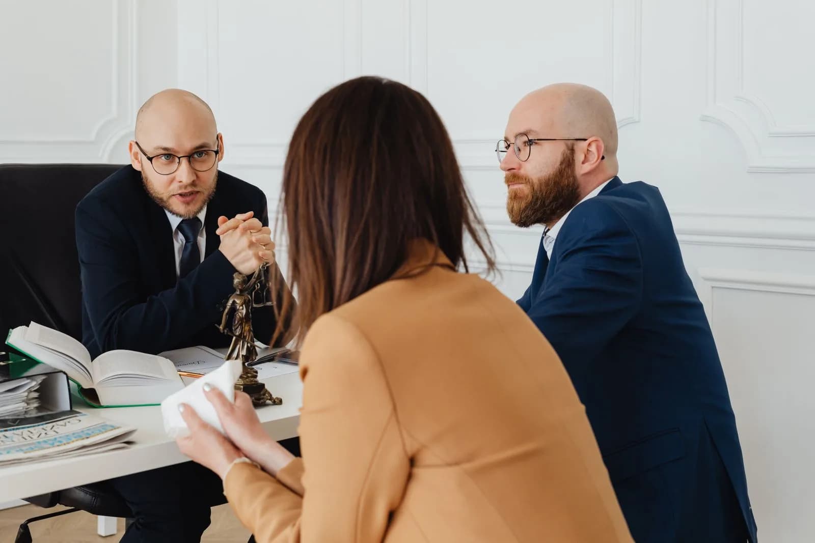 Lawyer consulting client — Law Firms & Legal Services marketing by TML Agency