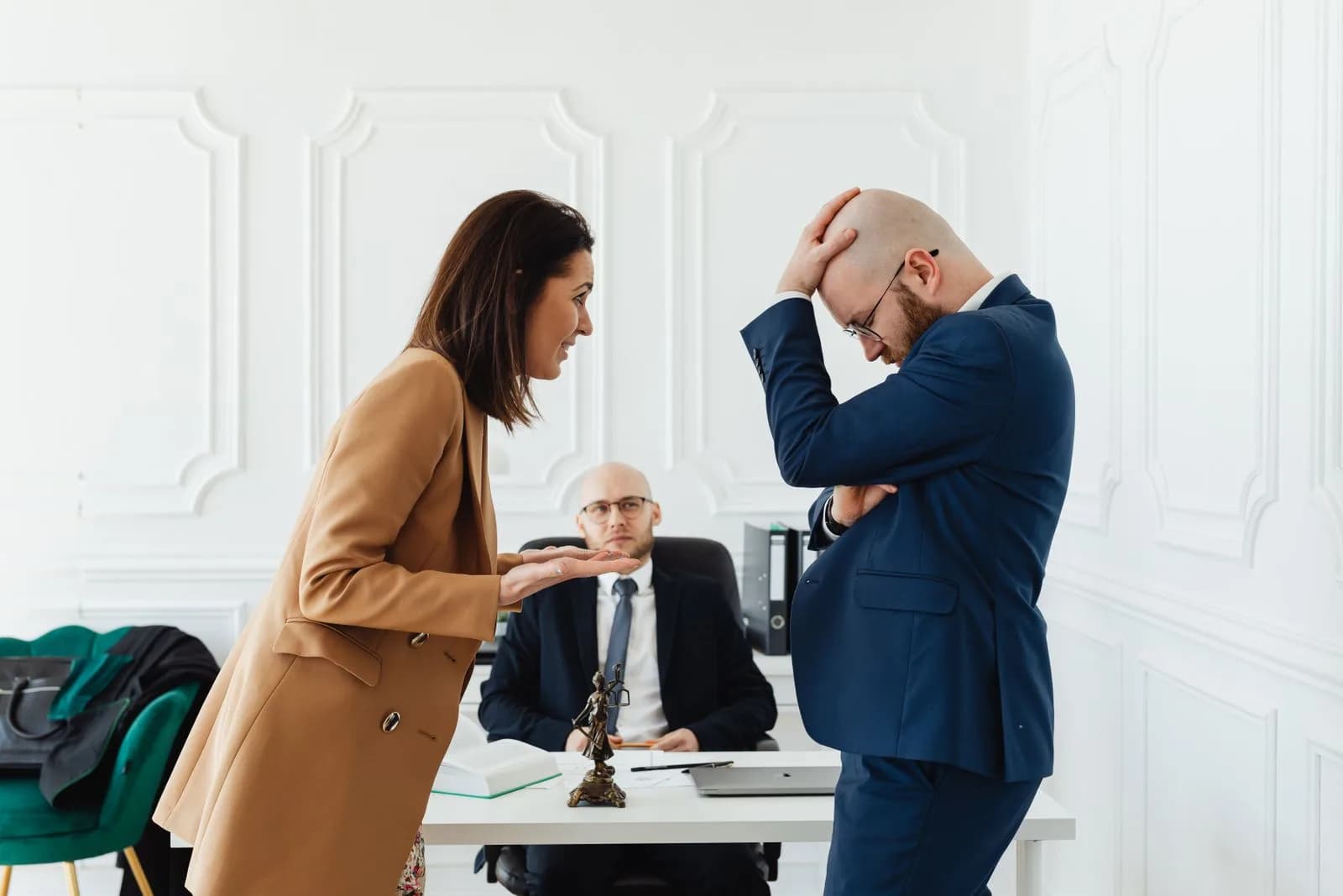 Lawyer mediating dispute — Law Firms & Legal Services marketing by TML Agency