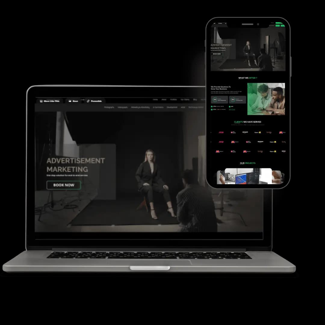 Advertisement Marketing - Web Design project by TML Agency