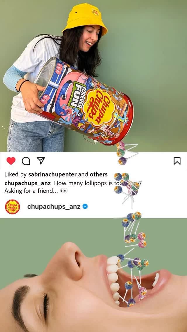Social media marketing — Chupa Chups brand engagement campaign