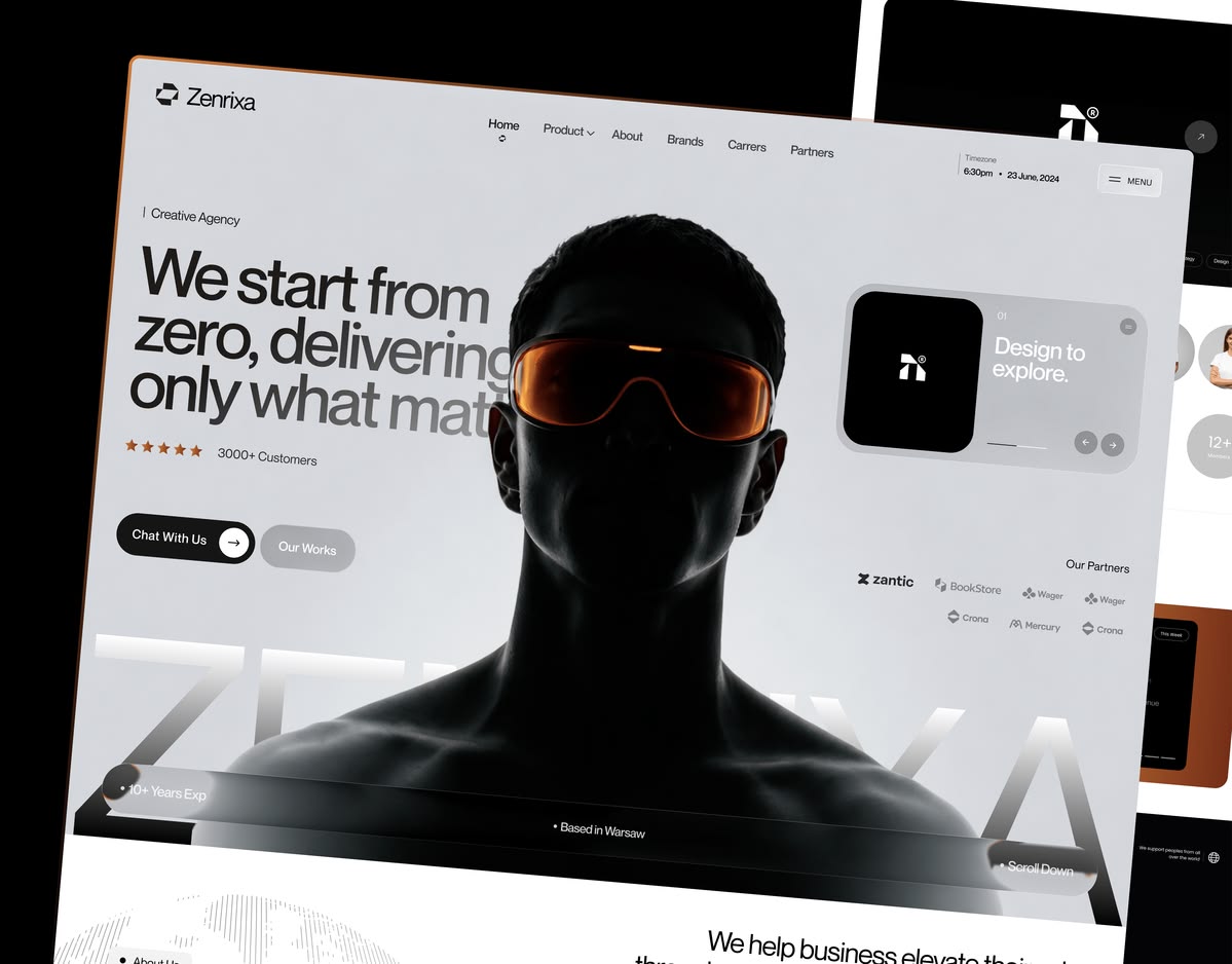 Dark Agency Website — TML Agency