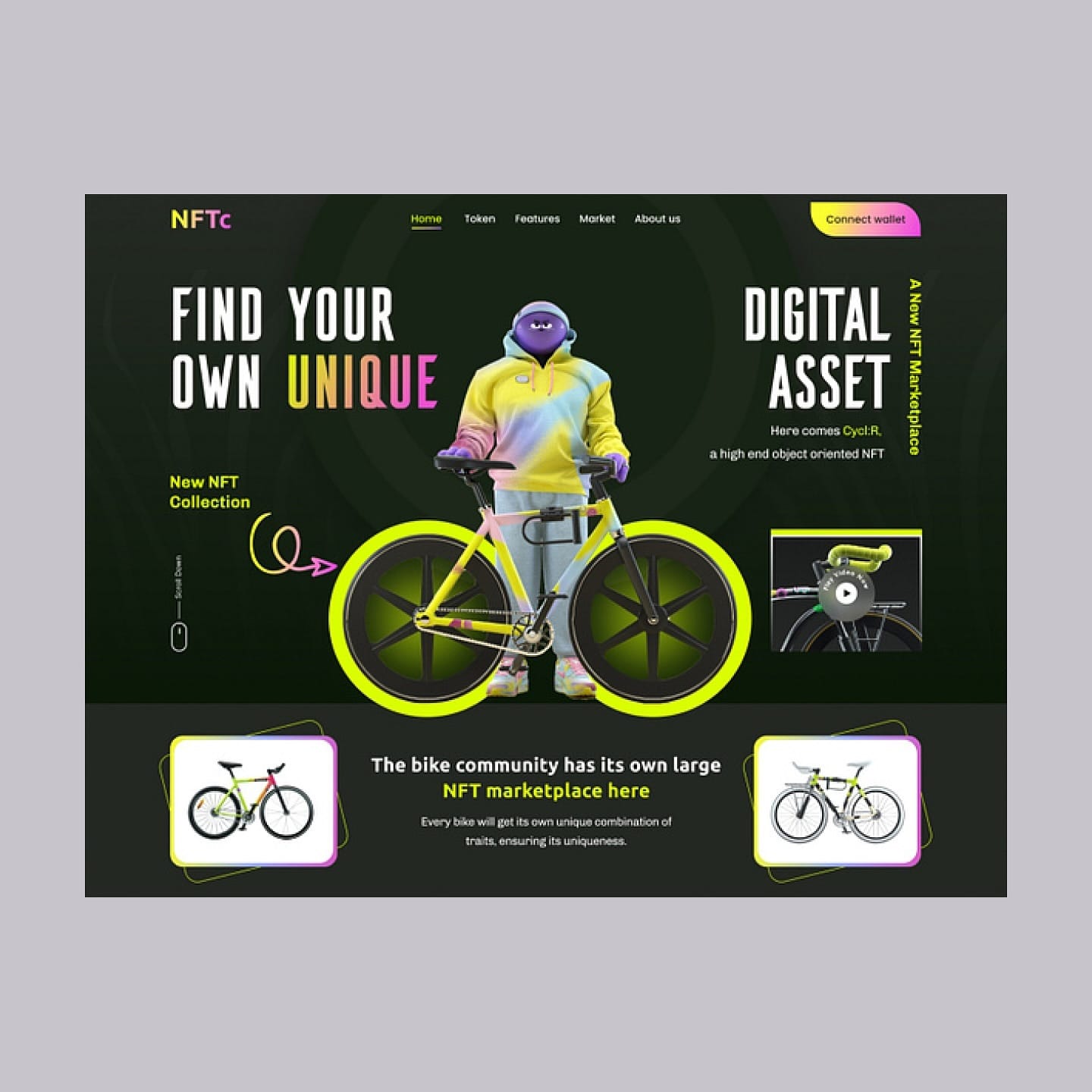 NFT Marketplace — Web Design by TML Agency