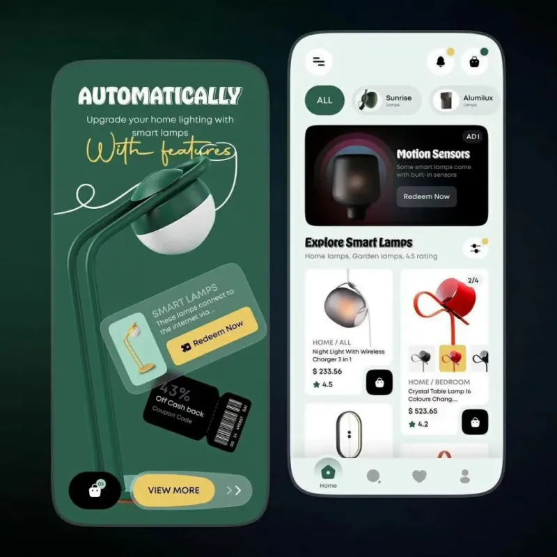 Smart Home App — UI/UX by TML Agency